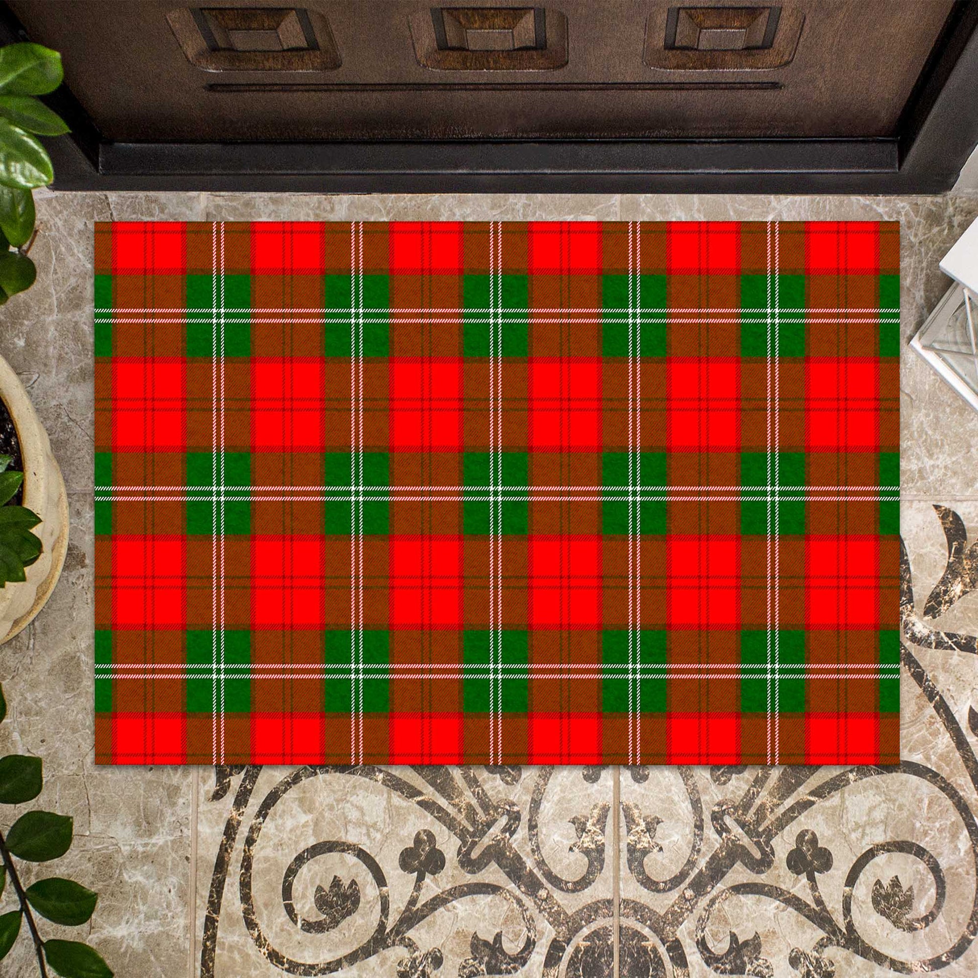 Gartshore Tartan Rubber Doormat - Tartan Vibes Clothing