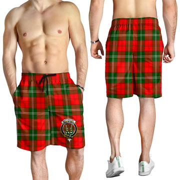 Gartshore Tartan Mens Shorts with Family Crest - Tartan Vibes Clothing