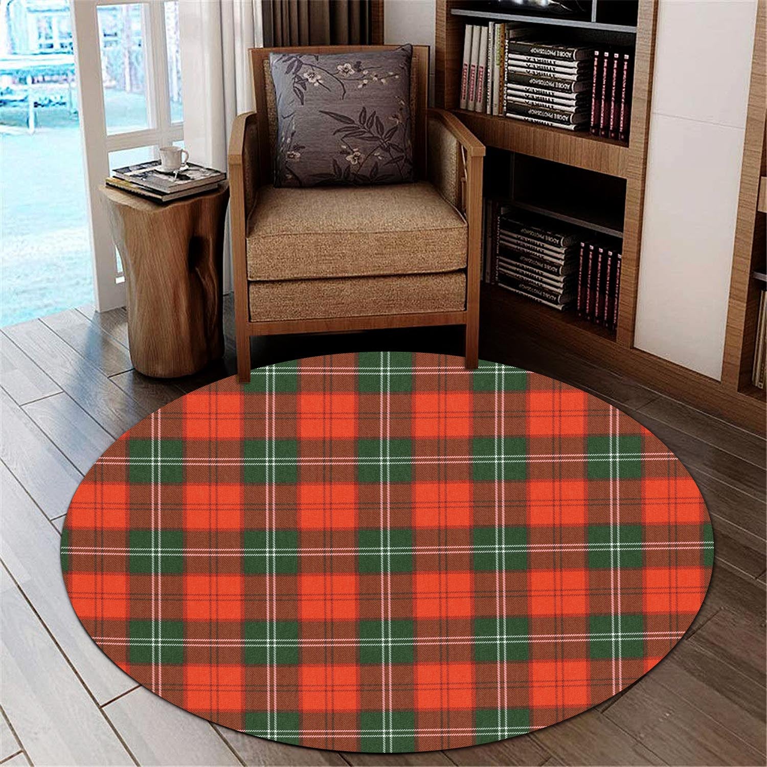 Gartshore Tartan Round Rug - Tartan Vibes Clothing