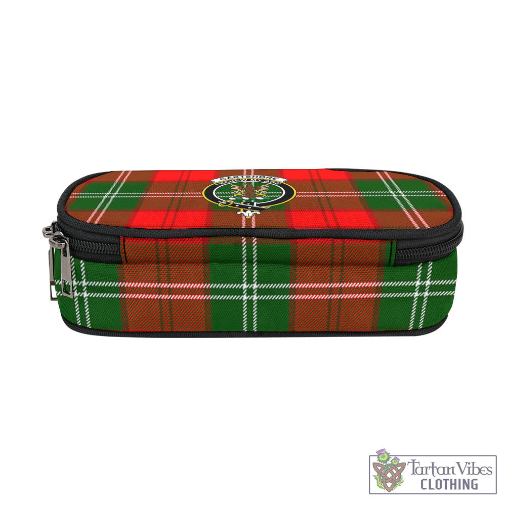 Gartshore Tartan Pen and Pencil Case with Family Crest - Tartan Vibes Clothing