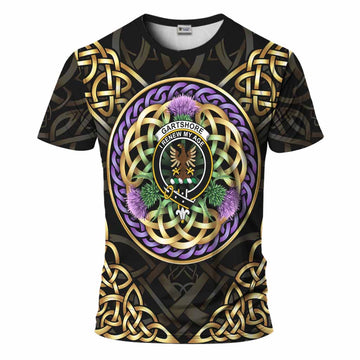 Gartshore Clan Crest T-Shirt Celtic Scottish Thistle