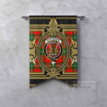 Gartshore Scottish Tartan Crest Gonfalon Royal Stylized Fishtail - Tartan Vibes Clothing