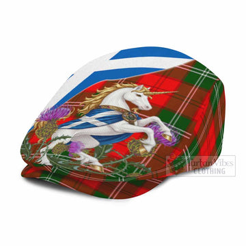 Gartshore Scottish Tartan Unicorn Heritage Flat Cap, Jeff Cap