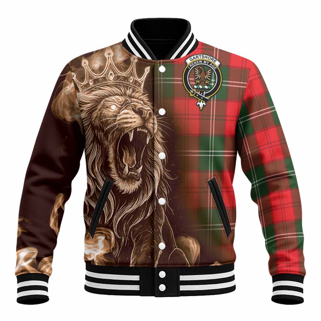 Gartshore Tartan Baseball Jacket Roaring Lion Heritage
