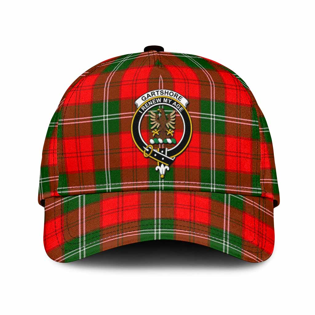 Gartshore Tartan Classic Cap with Family Crest
