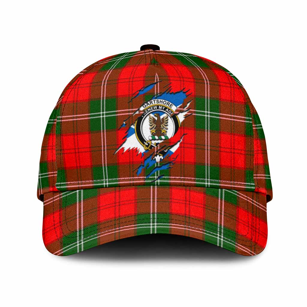Gartshore Tartan Classic Cap with Family Crest In Me Style