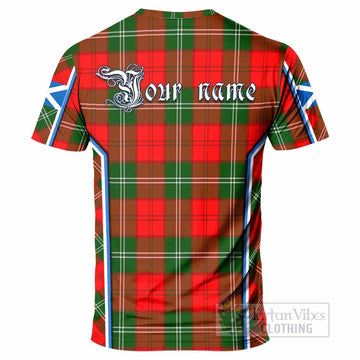 Gartshore Tartan Crest T-shirt Scotland Coat of Arm Flag Style