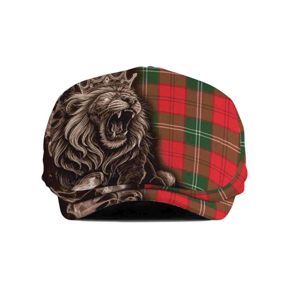 Gartshore Tartan Flat Cap, Jeff Cap Roaring Lion Heritage Flat Cap - Tartan Vibes Clothing