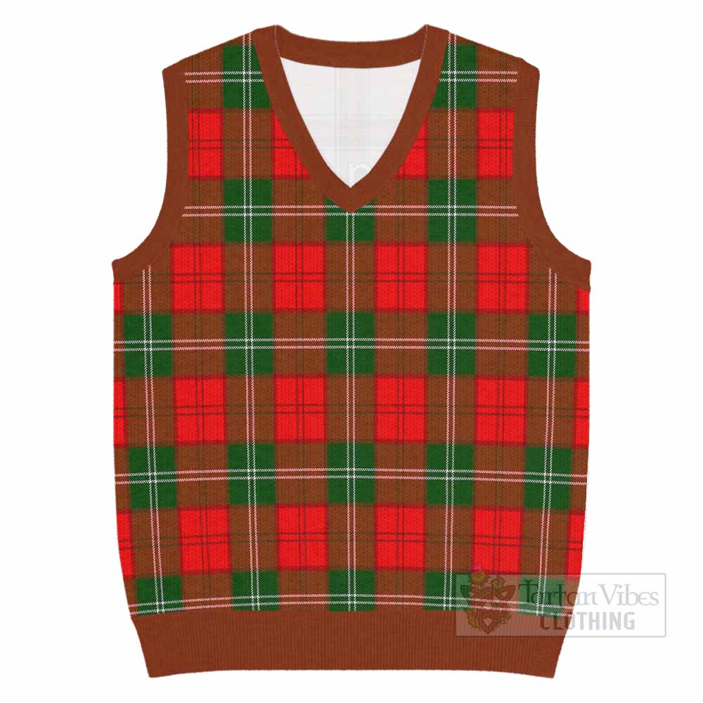 Gartshore Tartan Knitted V-Neck Vest - Tartan Vibes Clothing