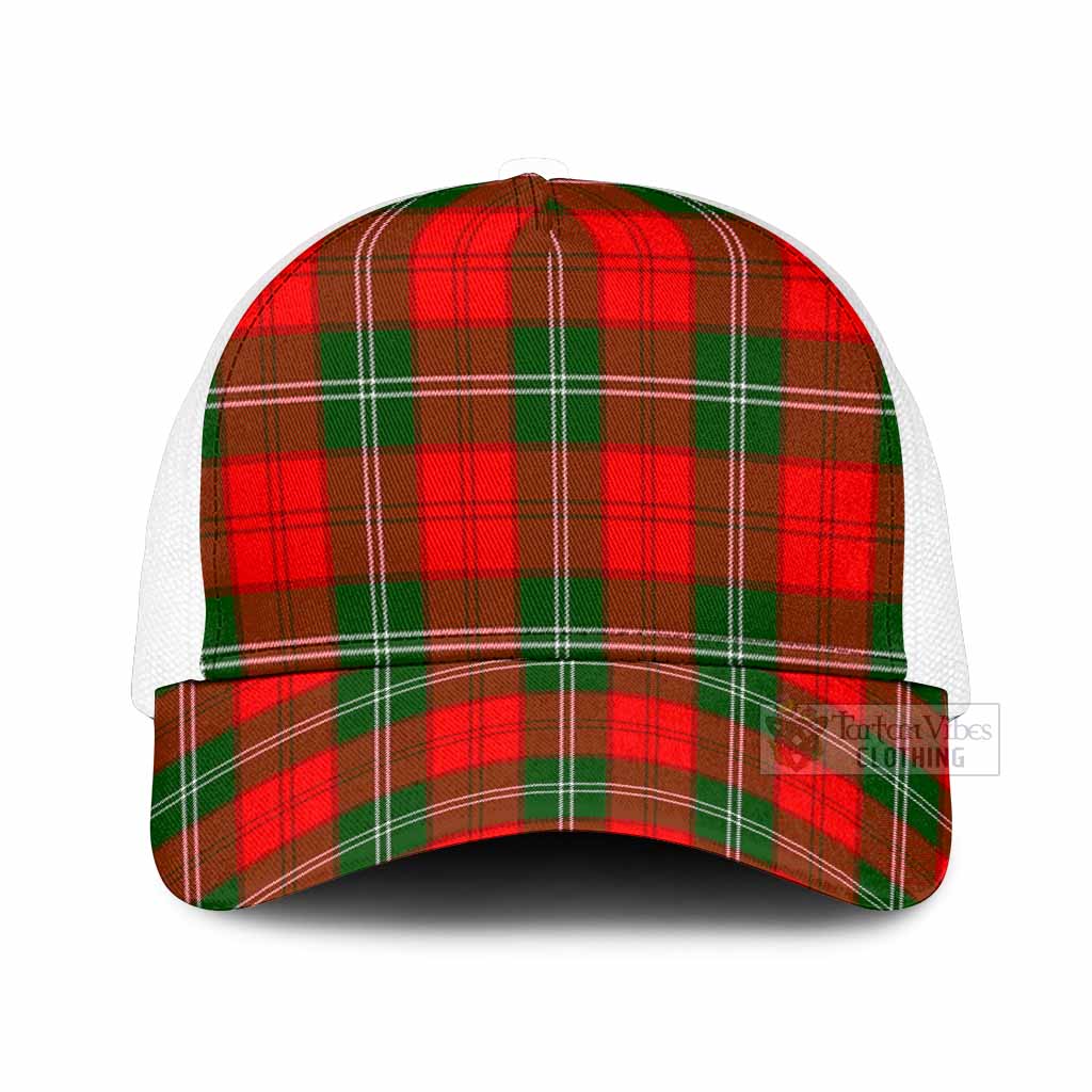 Gartshore Tartan Mesh Trucker Cap One Size (Adjustable) White - Tartan Vibes Clothing