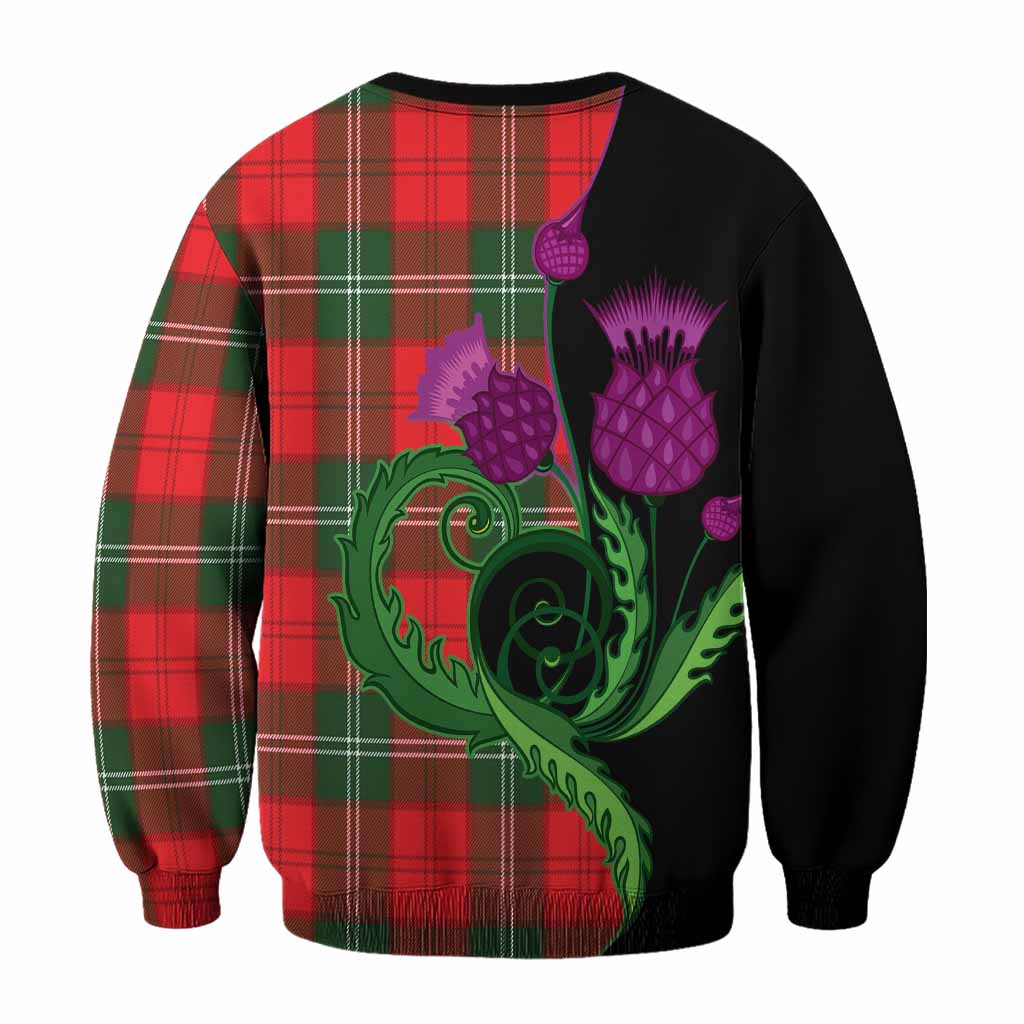 Gartshore Tartan Sweatshirt Traditional Scottish Thistle