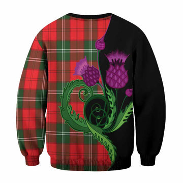 Gartshore Tartan Sweatshirt Traditional Scottish Thistle