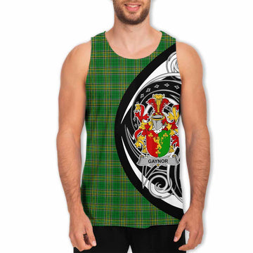Tartan Vibes Clothing Gaynor Irish Clan Men's Tank Top Celtic Circle Style