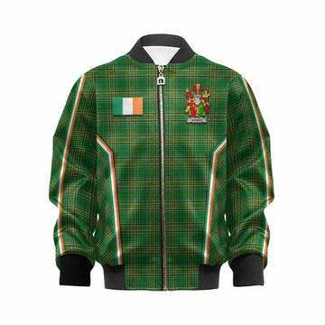 Gaynor Irish Clan Coat of Arm Tartan Kid Bomber Jacket Flag Style