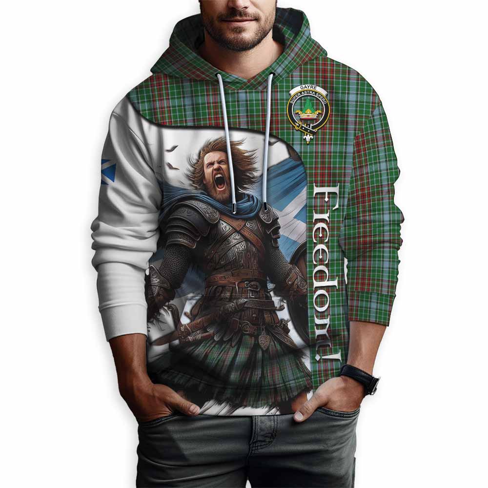 Tartan Vibes Clothing Gayre Crest Tartan Hoodie Inspired by the Freedom of Scottish Warrior
