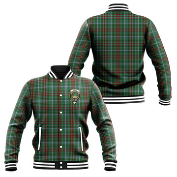 Gayre Tartan Baseball Jacket with Family Crest Unisex - Tartan Vibes Clothing