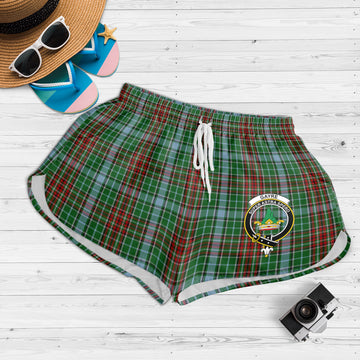 Gayre Tartan Womens Shorts with Family Crest
