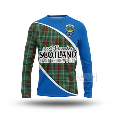 Tartan Vibes Clothing Gayre Family Crest Tartan Long Sleeve T-Shirt Celebrate Saint Andrew's Day in Style