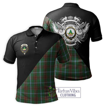 Gayre Tartan Polo Shirt with Family Crest and Military Logo Style Kid - Tartan Vibes Clothing