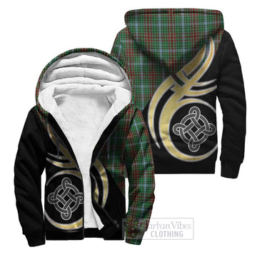 Gayre Tartan Sherpa Hoodie with Family Crest and Celtic Symbol Style Unisex S - Tartan Vibes Clothing