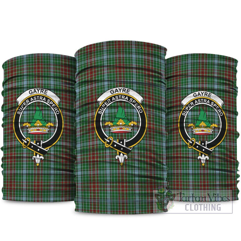 Gayre Tartan Neck Gaiters, Tartan Bandanas, Tartan Head Band with Family Crest