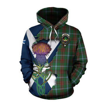 Tartan Vibes Clothing Gayre Tartan Family Crest Cotton Hoodie Scottish Thistle Celtic Inspired