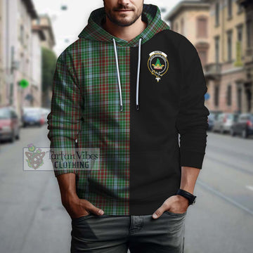 Gayre Tartan Hoodie with Family Crest and Half Of Me Style Zip Hoodie - Tartanvibesclothing Shop