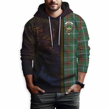 Gayre Tartan Family Crest Hoodie Alba Gu Brath Be Brave Lion Ancient Style