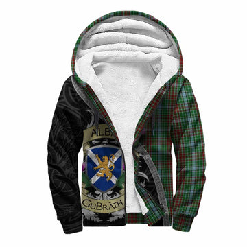 Tartan Vibes Clothing Gayre Tartan Family Crest Sherpa Hoodie Lion Rampant Royal Thistle Shield Celtic Inspired