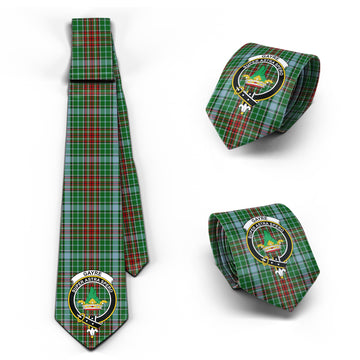 Gayre Tartan Classic Necktie with Family Crest