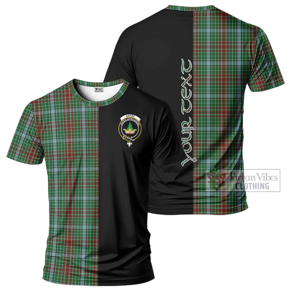 Gayre Tartan T-Shirt with Family Crest and Half Of Me Style Kid's Shirt - Tartanvibesclothing Shop