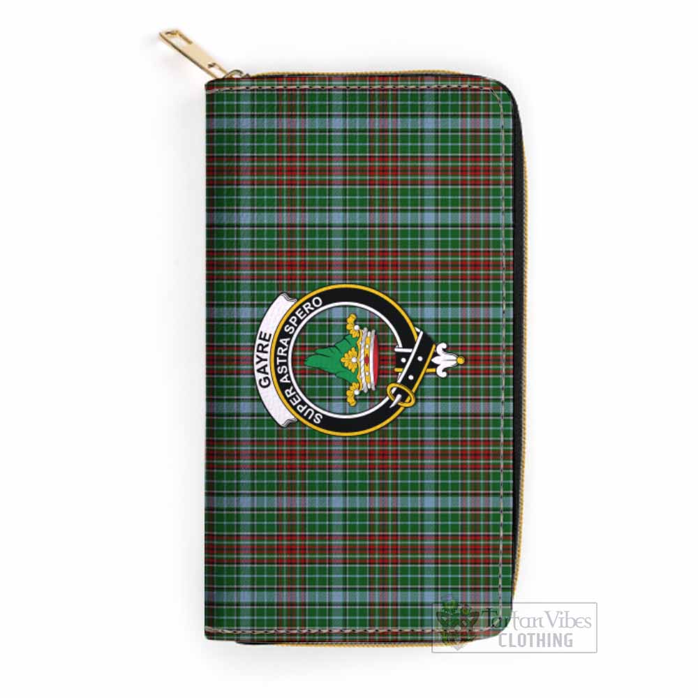 Tartan Vibes Clothing Gayre Tartan Women's Leather Wallet with Family Crest