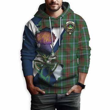 Tartan Vibes Clothing Gayre Tartan Family Crest Hoodie Scottish Thistle Celtic Inspired