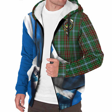 Tartan Vibes Clothing Gayre Tartan Sherpa Hoodie with Family Crest Scotland Patriotic Style
