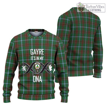 Gayre Tartan Knitted Sweater with Family Crest DNA In Me Style Unisex - Tartanvibesclothing Shop