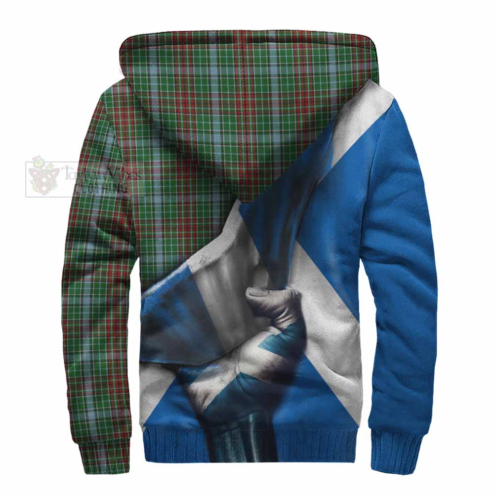 Tartan Vibes Clothing Gayre Tartan Sherpa Hoodie with Family Crest Scotland Patriotic Style