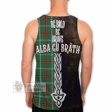 Gayre Tartan Family Crest Men's Tank Top Alba Gu Brath Be Brave Lion Ancient Style