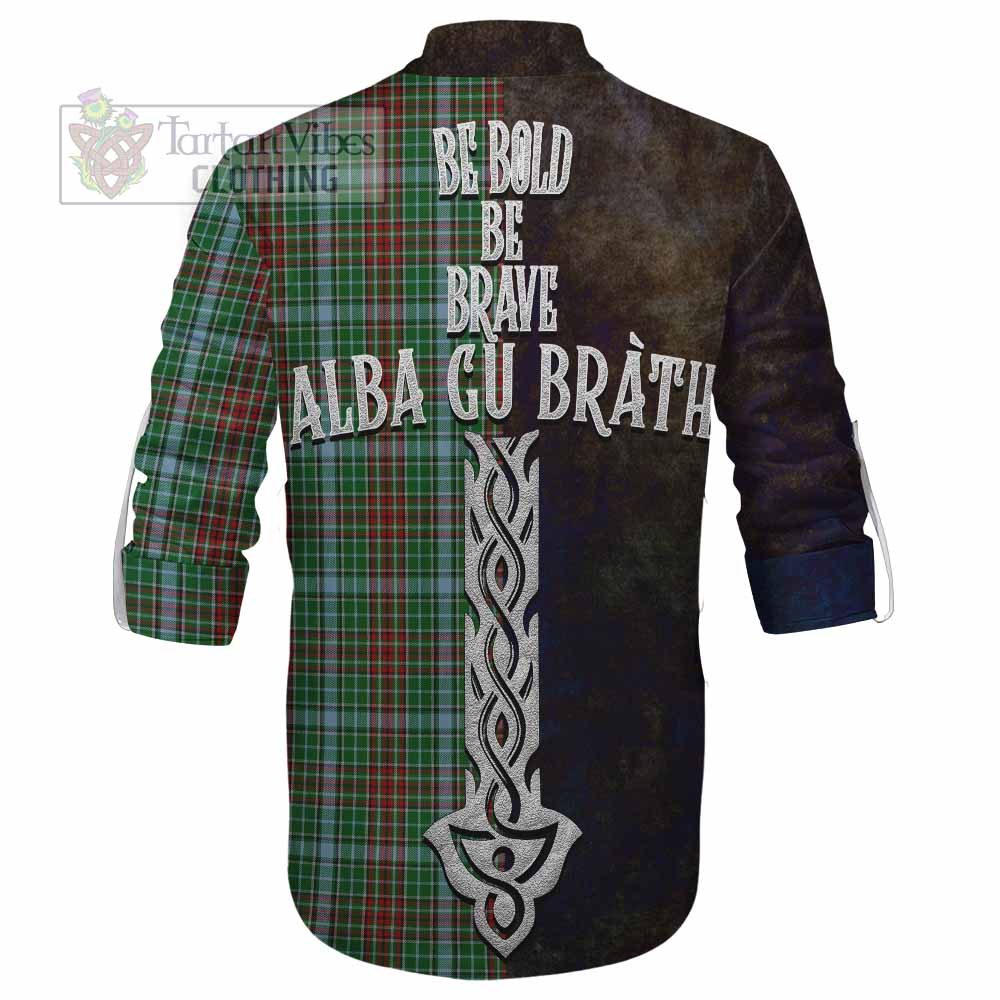 Tartan Vibes Clothing Gayre Tartan Family Crest Ghillie Kilt Shirt Alba Gu Brath Be Brave Lion Ancient Style
