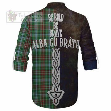 Gayre Tartan Family Crest Ghillie Kilt Shirt Alba Gu Brath Be Brave Lion Ancient Style