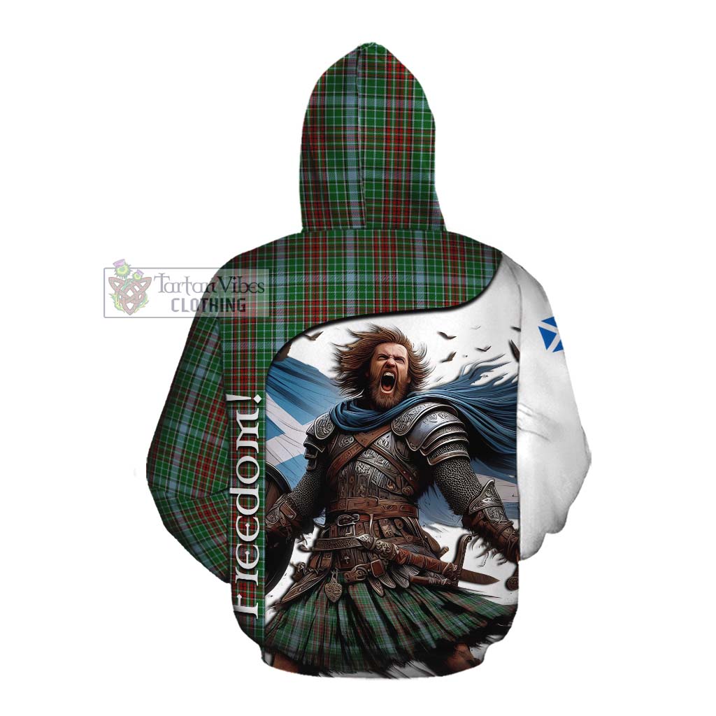 Tartan Vibes Clothing Gayre Crest Tartan Cotton Hoodie Inspired by the Freedom of Scottish Warrior