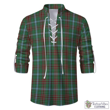 Tartan Vibes Clothing Gayre Tartan Men's Scottish Traditional Jacobite Ghillie Kilt Shirt