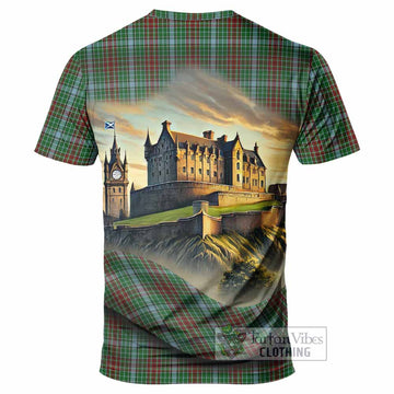 Tartan Vibes Clothing Gayre Tartan Family Crest T-Shirt with Scottish Ancient Castle Stype