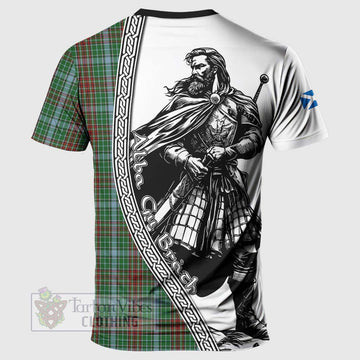 Gayre Tartan Clan Crest T-Shirt with Highlander Warrior Celtic Style - Tartan Vibes Clothing