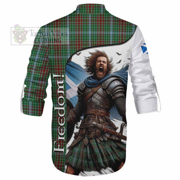 Tartan Vibes Clothing Gayre Crest Tartan Ghillie Kilt Shirt Inspired by the Freedom of Scottish Warrior