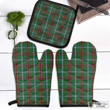 Gayre Tartan Combo Oven Mitt & Pot-Holder Combo 1 Oven Mitt & 1 Pot-Holder Black - Tartan Vibes Clothing