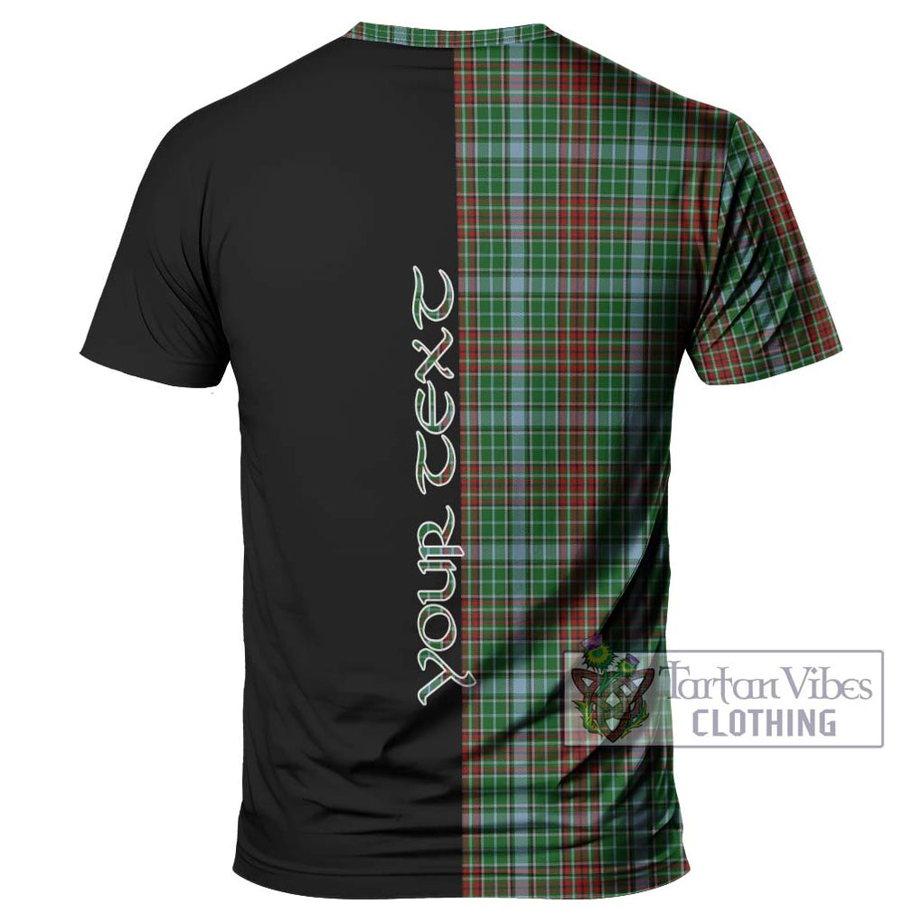 Gayre Tartan T-Shirt with Family Crest and Half Of Me Style - Tartanvibesclothing Shop