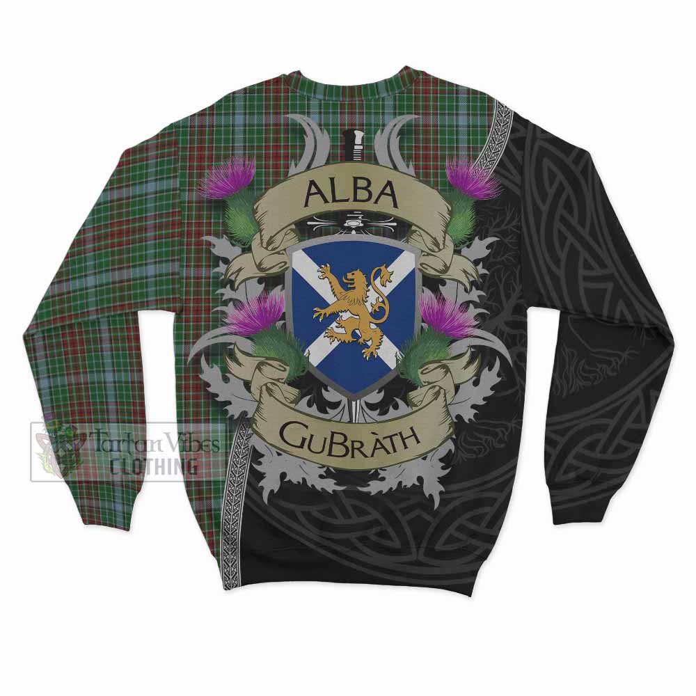 Tartan Vibes Clothing Gayre Tartan Family Crest Sweatshirt Lion Rampant Royal Thistle Shield Celtic Inspired