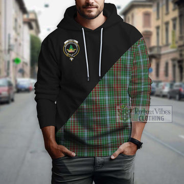 Gayre Tartan Hoodie with Family Crest and Military Logo Style - Tartanvibesclothing Shop