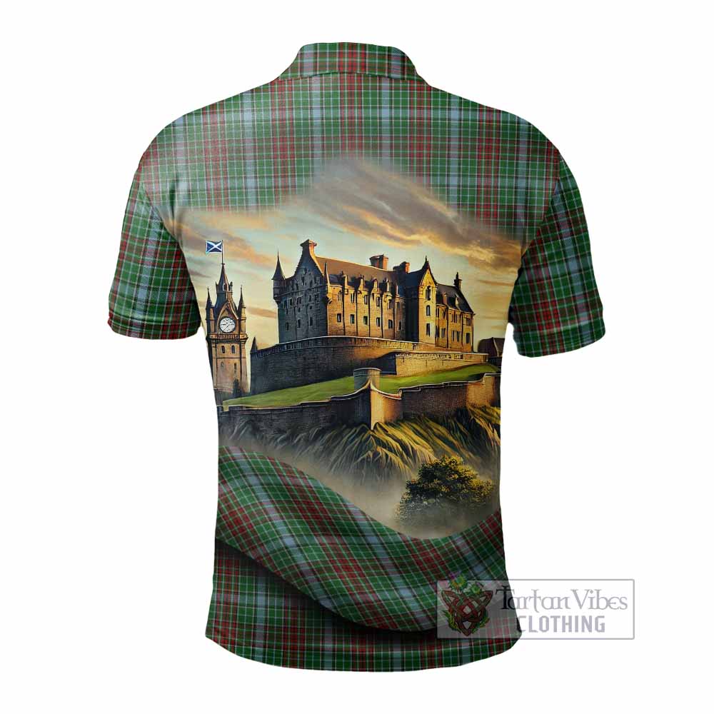 Tartan Vibes Clothing Gayre Tartan Family Crest Polo Shirt with Scottish Ancient Castle Stype