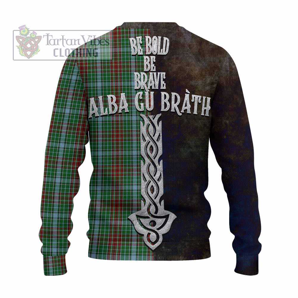 Tartan Vibes Clothing Gayre Tartan Family Crest Knitted Sweater Alba Gu Brath Be Brave Lion Ancient Style